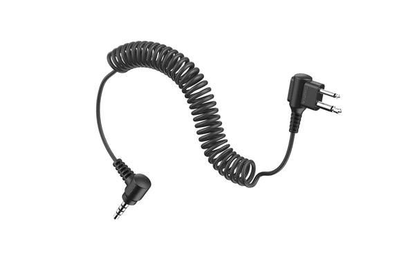 2-way Radio Cable for Motorola Twin-pin Connector for Tufftalk